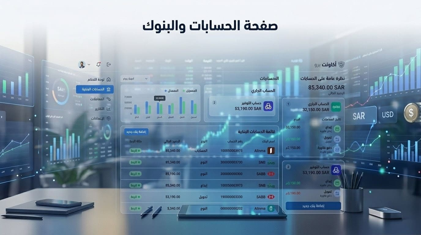 الحسابات والبنوك